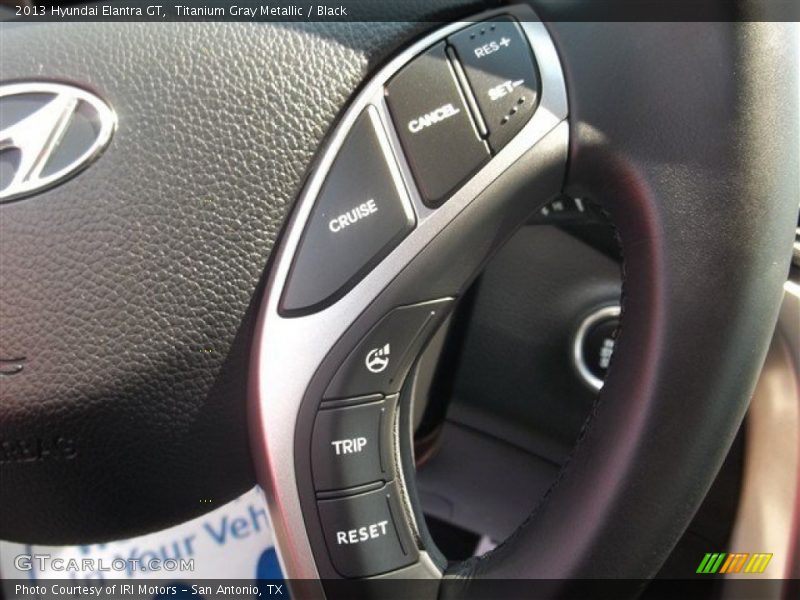 Titanium Gray Metallic / Black 2013 Hyundai Elantra GT