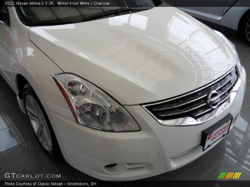 Winter Frost White / Charcoal 2012 Nissan Altima 3.5 SR