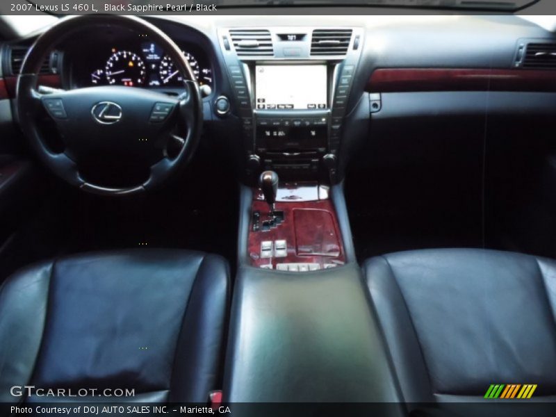 Black Sapphire Pearl / Black 2007 Lexus LS 460 L