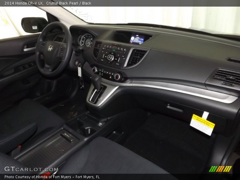 Crystal Black Pearl / Black 2014 Honda CR-V LX