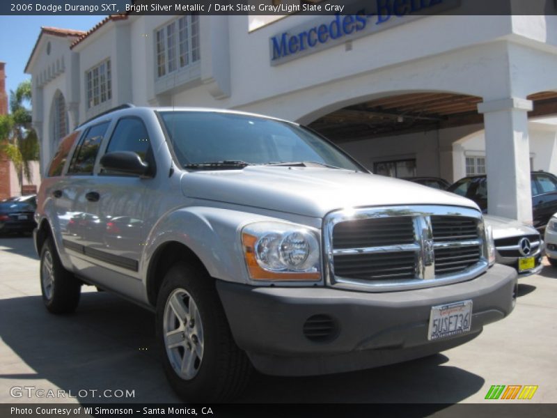 Bright Silver Metallic / Dark Slate Gray/Light Slate Gray 2006 Dodge Durango SXT
