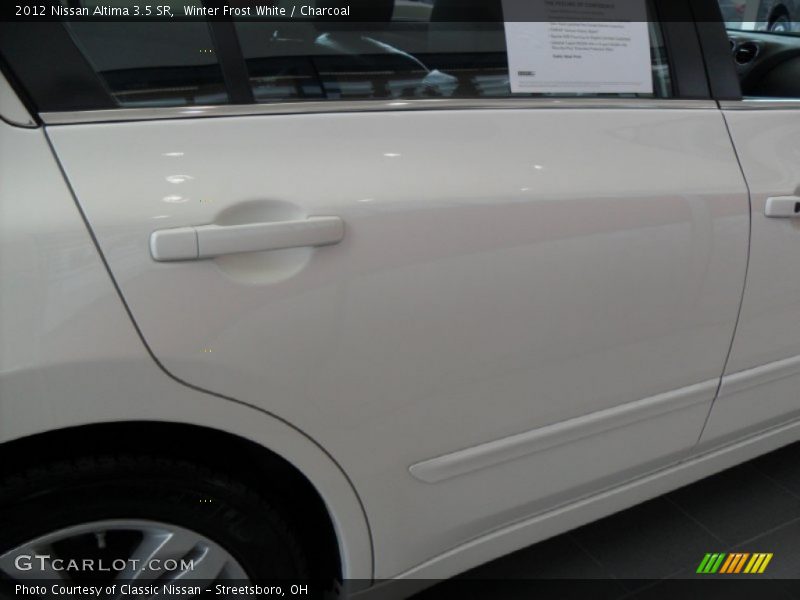 Winter Frost White / Charcoal 2012 Nissan Altima 3.5 SR