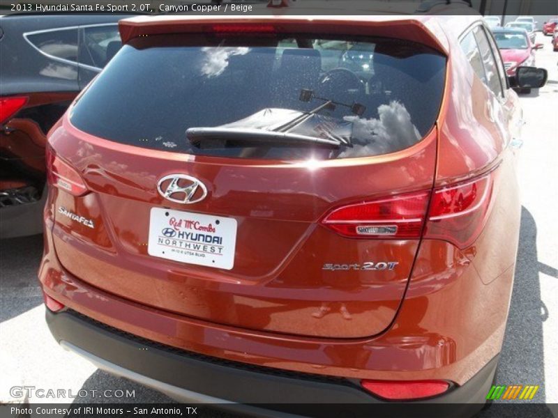 Canyon Copper / Beige 2013 Hyundai Santa Fe Sport 2.0T