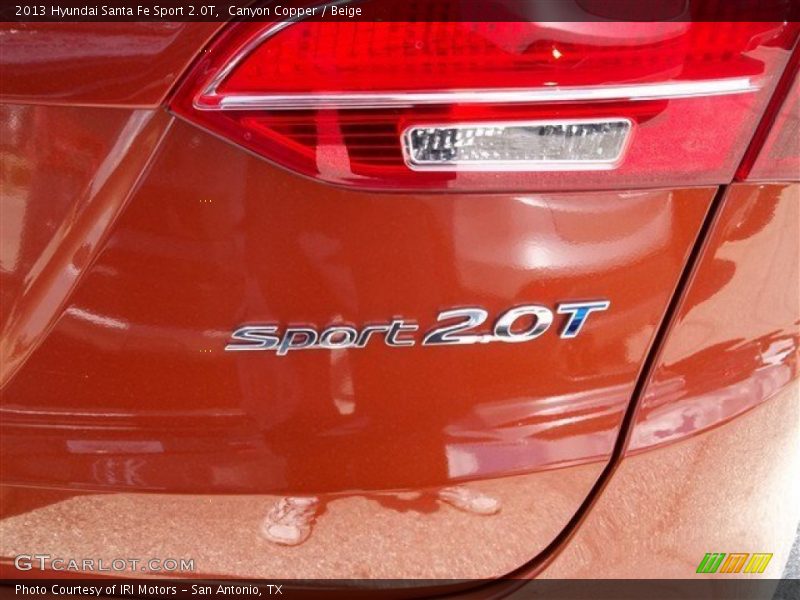 Canyon Copper / Beige 2013 Hyundai Santa Fe Sport 2.0T