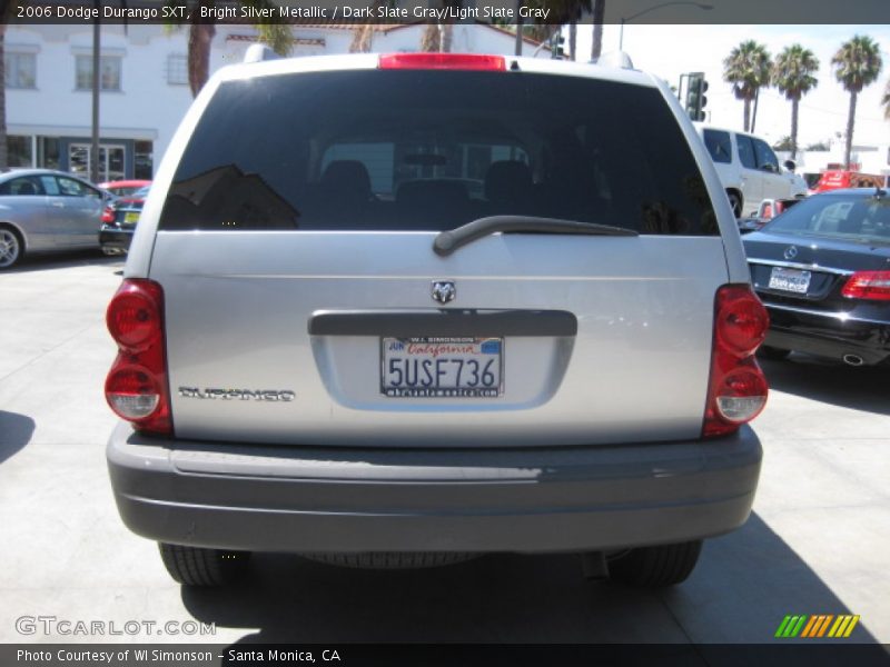 Bright Silver Metallic / Dark Slate Gray/Light Slate Gray 2006 Dodge Durango SXT