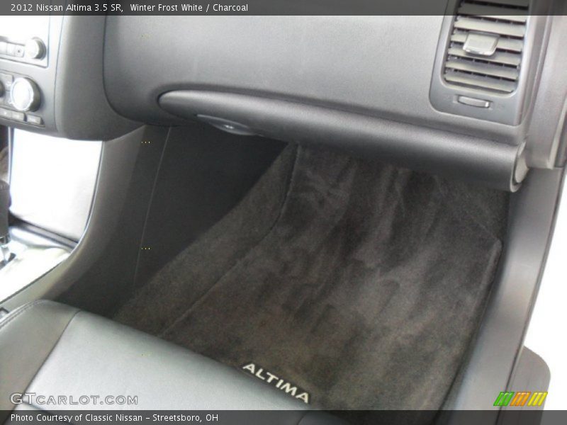 Winter Frost White / Charcoal 2012 Nissan Altima 3.5 SR