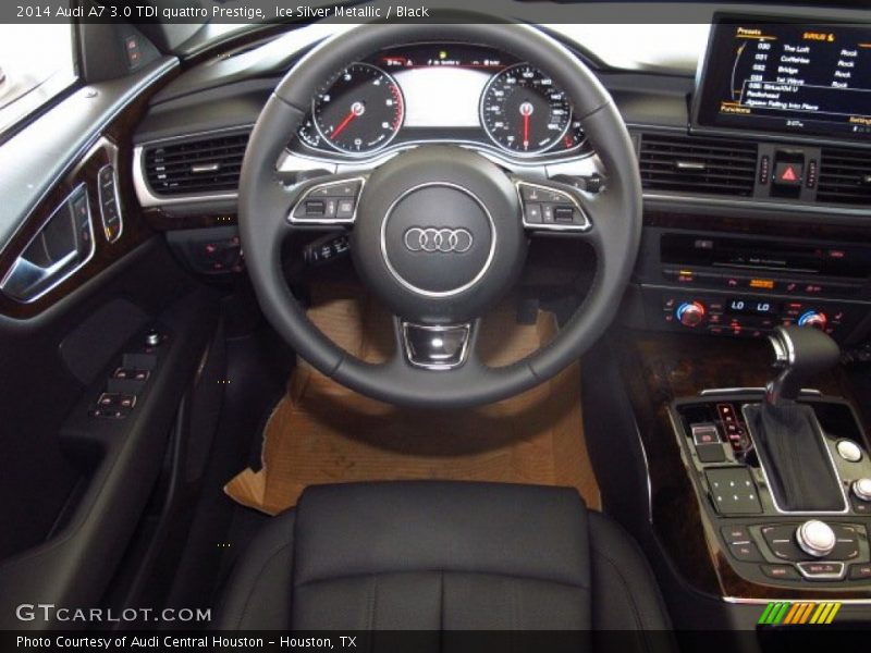 Ice Silver Metallic / Black 2014 Audi A7 3.0 TDI quattro Prestige