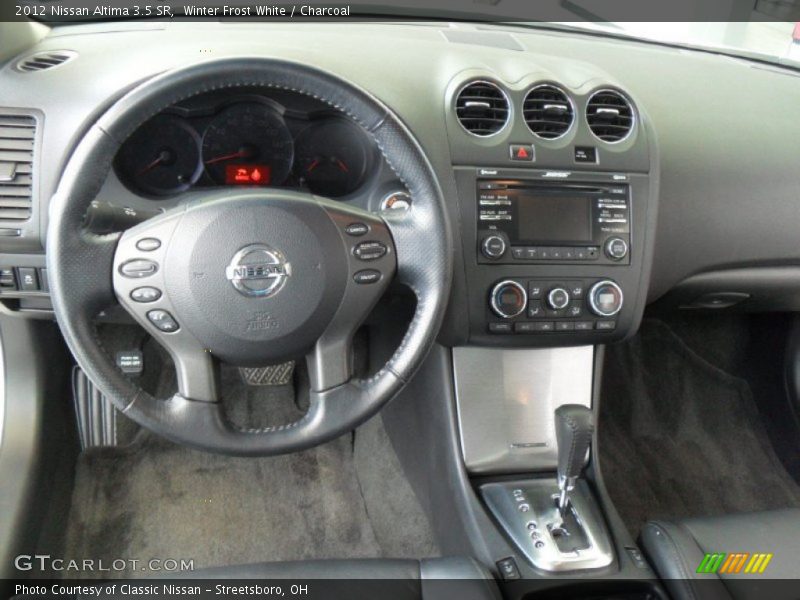Winter Frost White / Charcoal 2012 Nissan Altima 3.5 SR