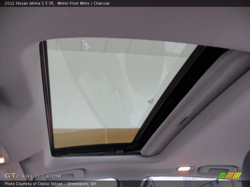 Winter Frost White / Charcoal 2012 Nissan Altima 3.5 SR