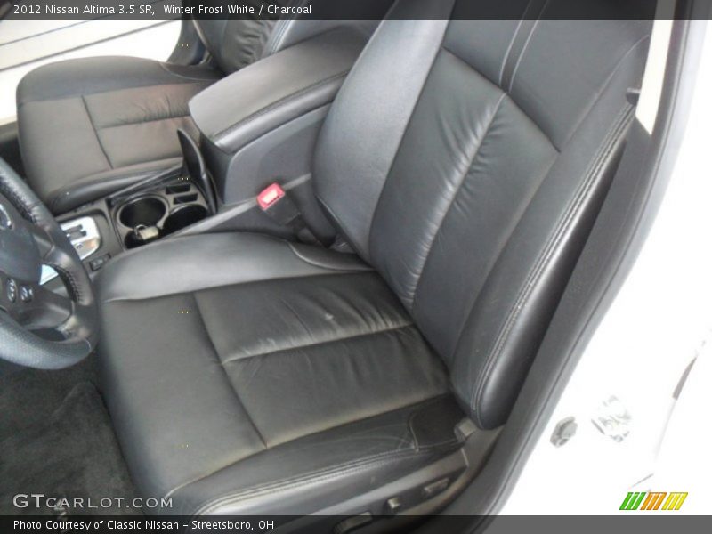 Winter Frost White / Charcoal 2012 Nissan Altima 3.5 SR