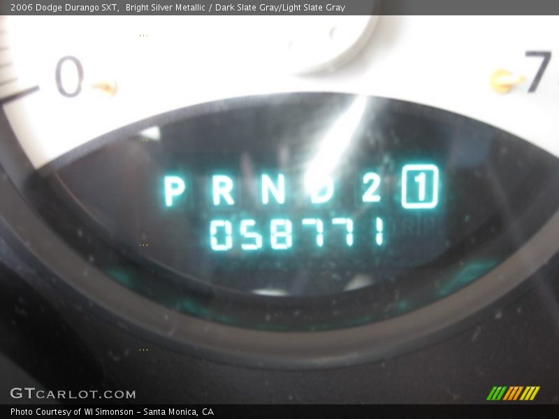 Bright Silver Metallic / Dark Slate Gray/Light Slate Gray 2006 Dodge Durango SXT