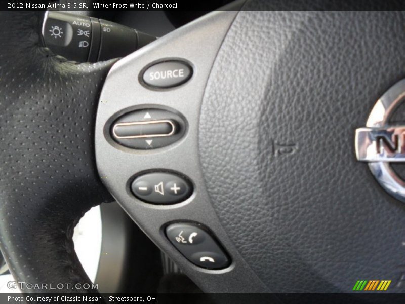 Winter Frost White / Charcoal 2012 Nissan Altima 3.5 SR