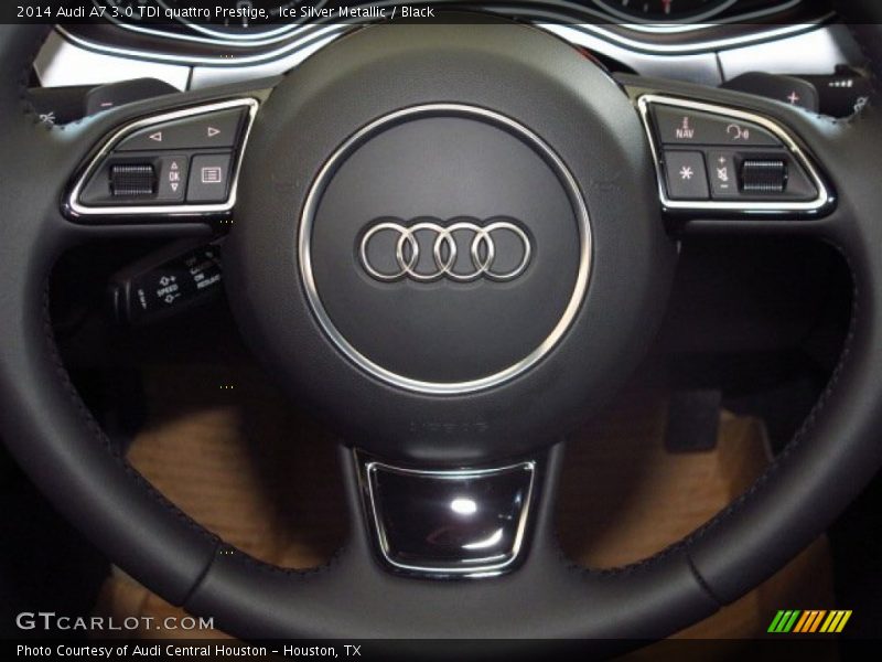 Ice Silver Metallic / Black 2014 Audi A7 3.0 TDI quattro Prestige