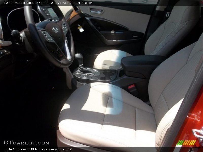 Canyon Copper / Beige 2013 Hyundai Santa Fe Sport 2.0T