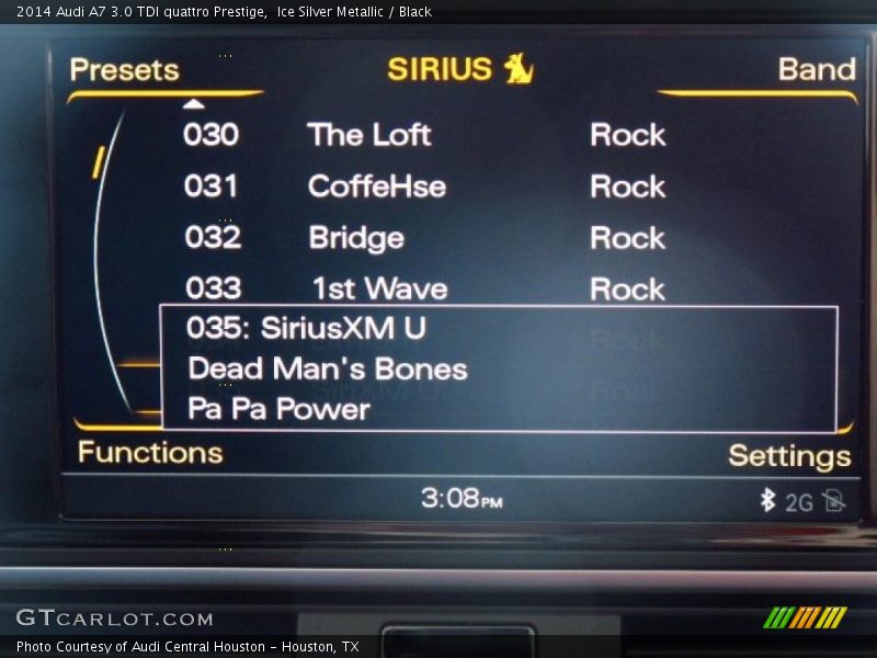 Ice Silver Metallic / Black 2014 Audi A7 3.0 TDI quattro Prestige