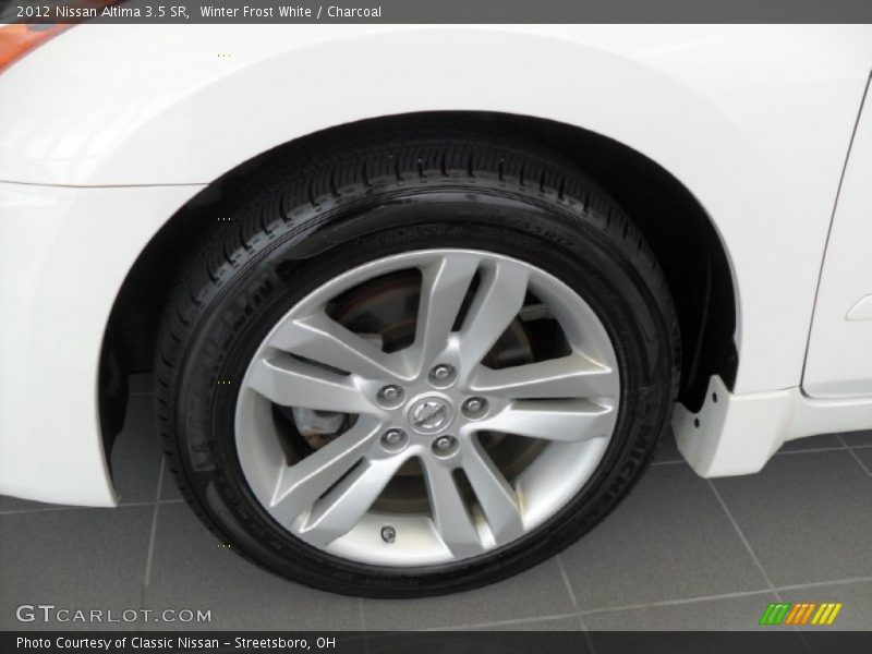 Winter Frost White / Charcoal 2012 Nissan Altima 3.5 SR
