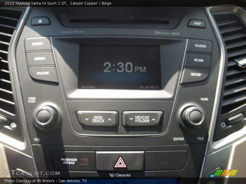 Canyon Copper / Beige 2013 Hyundai Santa Fe Sport 2.0T