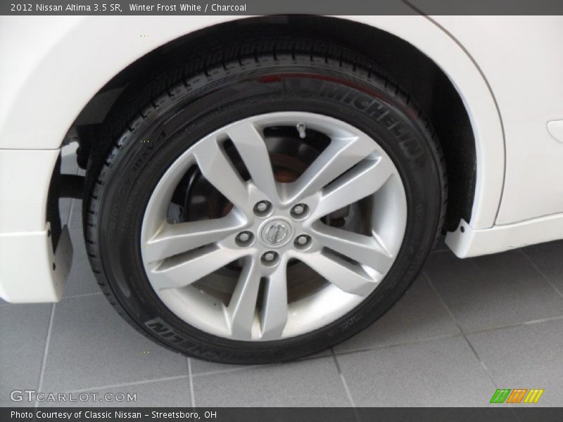 Winter Frost White / Charcoal 2012 Nissan Altima 3.5 SR