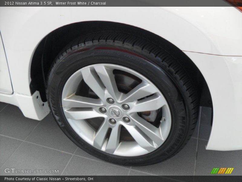 Winter Frost White / Charcoal 2012 Nissan Altima 3.5 SR