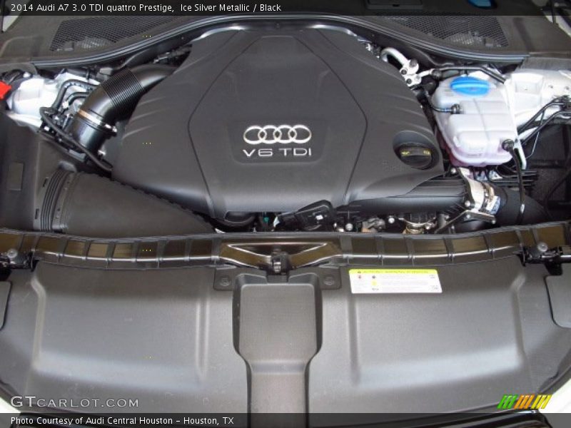 Ice Silver Metallic / Black 2014 Audi A7 3.0 TDI quattro Prestige