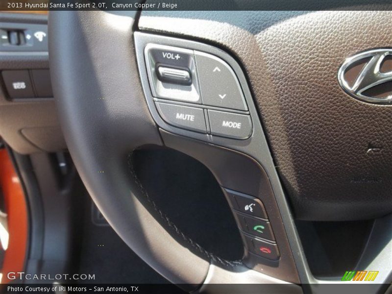 Canyon Copper / Beige 2013 Hyundai Santa Fe Sport 2.0T