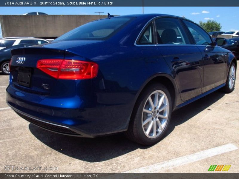 Scuba Blue Metallic / Black 2014 Audi A4 2.0T quattro Sedan