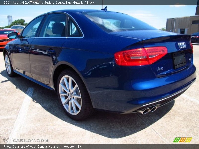 Scuba Blue Metallic / Black 2014 Audi A4 2.0T quattro Sedan