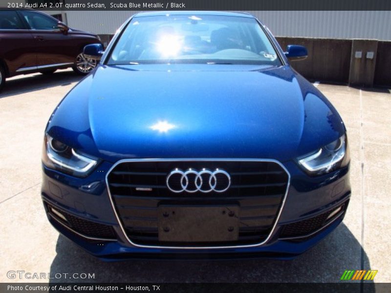 Scuba Blue Metallic / Black 2014 Audi A4 2.0T quattro Sedan