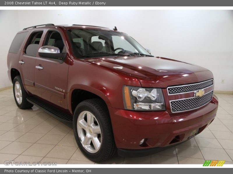 Deep Ruby Metallic / Ebony 2008 Chevrolet Tahoe LT 4x4