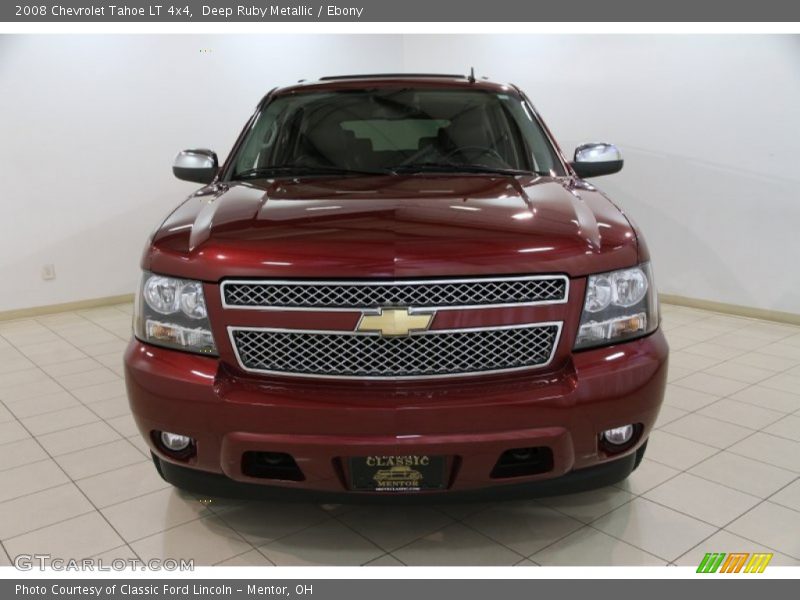 Deep Ruby Metallic / Ebony 2008 Chevrolet Tahoe LT 4x4
