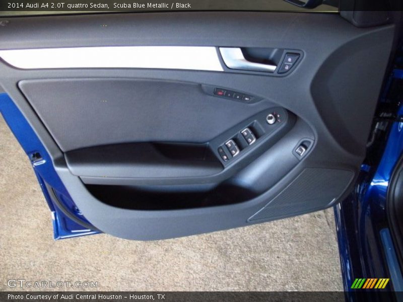 Scuba Blue Metallic / Black 2014 Audi A4 2.0T quattro Sedan