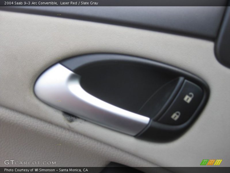Laser Red / Slate Gray 2004 Saab 9-3 Arc Convertible