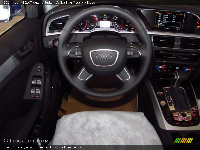 Scuba Blue Metallic / Black 2014 Audi A4 2.0T quattro Sedan