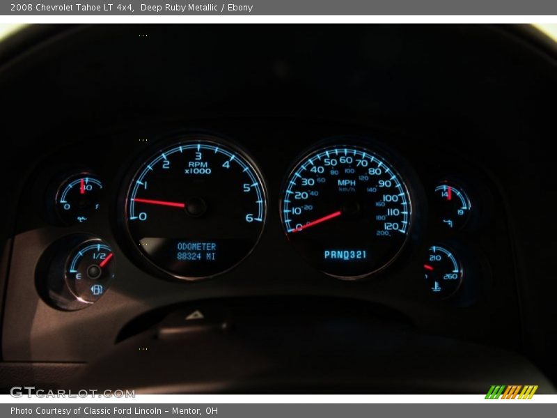 Deep Ruby Metallic / Ebony 2008 Chevrolet Tahoe LT 4x4