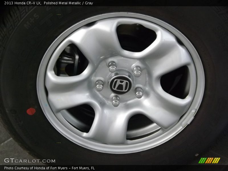 Polished Metal Metallic / Gray 2013 Honda CR-V LX