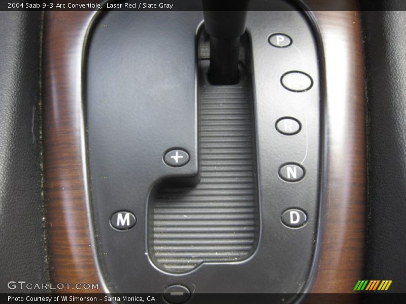 Laser Red / Slate Gray 2004 Saab 9-3 Arc Convertible