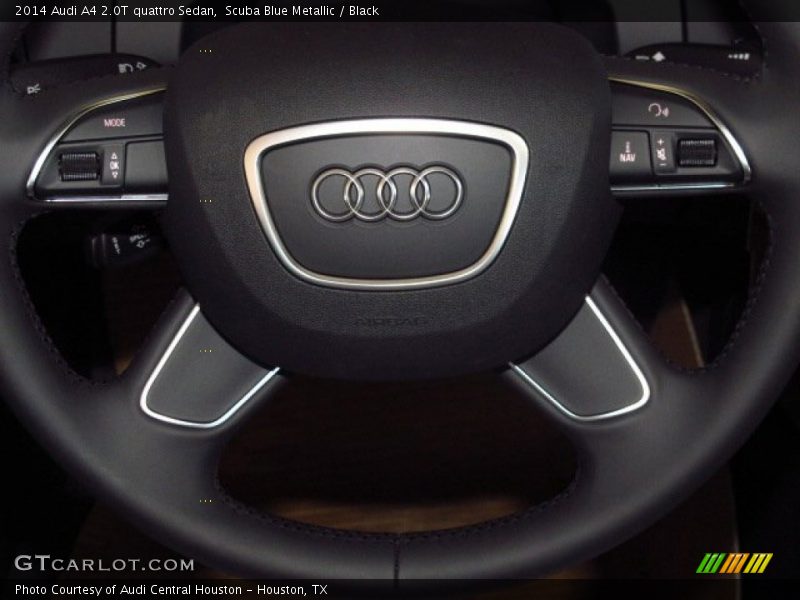 Scuba Blue Metallic / Black 2014 Audi A4 2.0T quattro Sedan