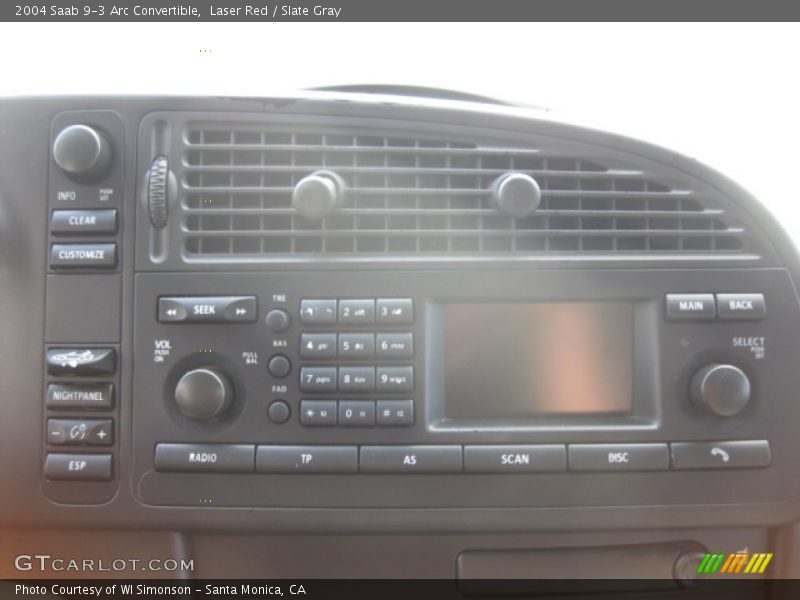 Laser Red / Slate Gray 2004 Saab 9-3 Arc Convertible