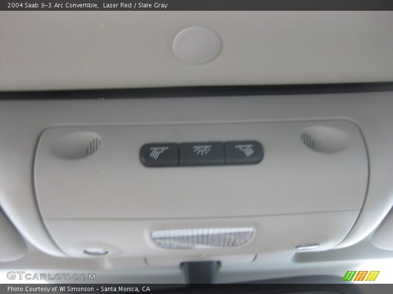 Laser Red / Slate Gray 2004 Saab 9-3 Arc Convertible