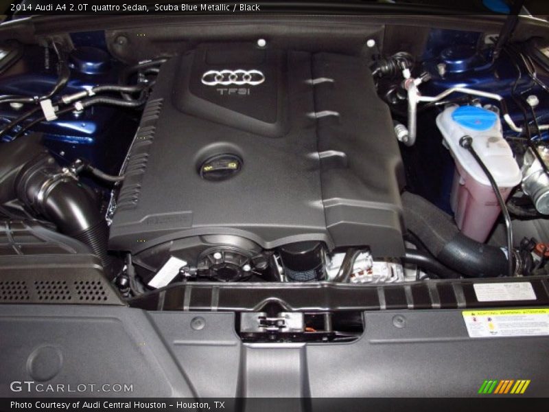 Scuba Blue Metallic / Black 2014 Audi A4 2.0T quattro Sedan
