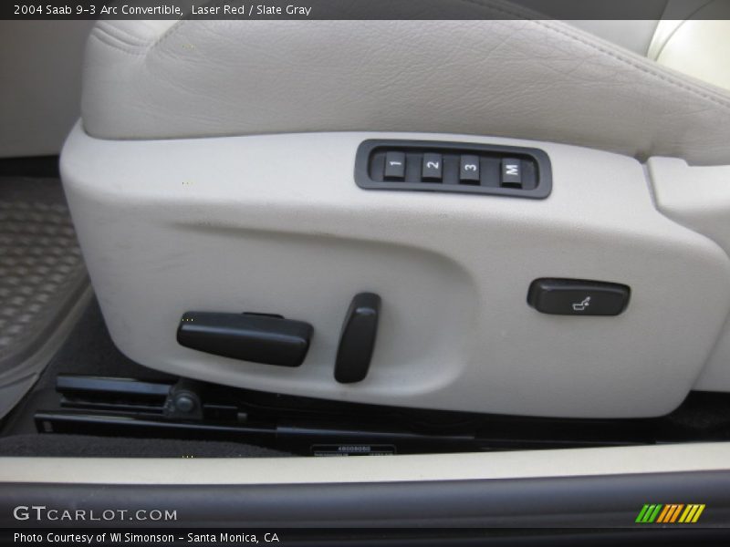 Laser Red / Slate Gray 2004 Saab 9-3 Arc Convertible