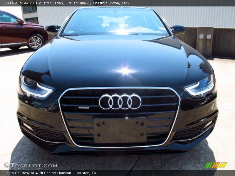 Brilliant Black / Chestnut Brown/Black 2014 Audi A4 2.0T quattro Sedan