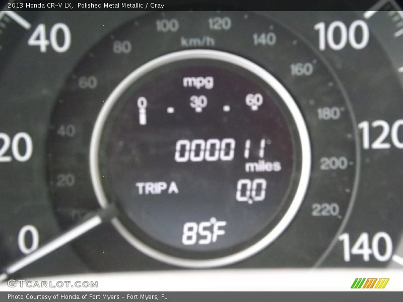 Polished Metal Metallic / Gray 2013 Honda CR-V LX