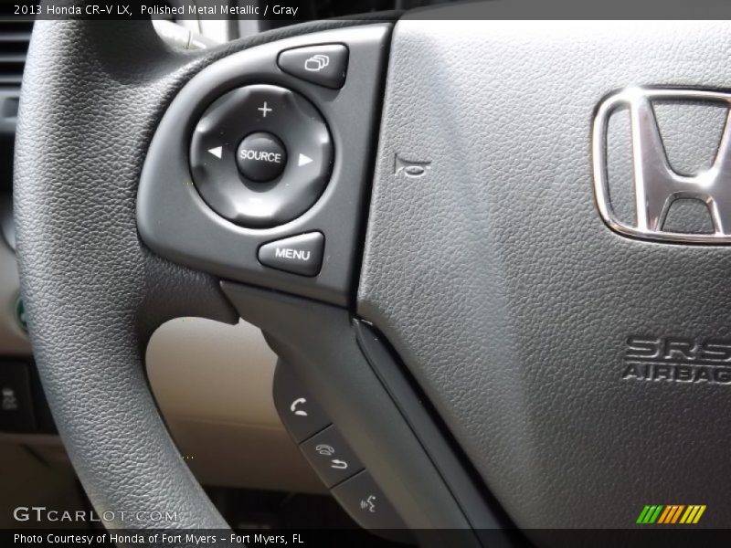 Polished Metal Metallic / Gray 2013 Honda CR-V LX