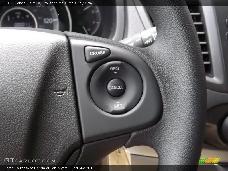 Polished Metal Metallic / Gray 2013 Honda CR-V LX