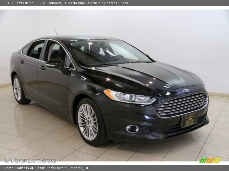 Tuxedo Black Metallic / Charcoal Black 2013 Ford Fusion SE 2.0 EcoBoost