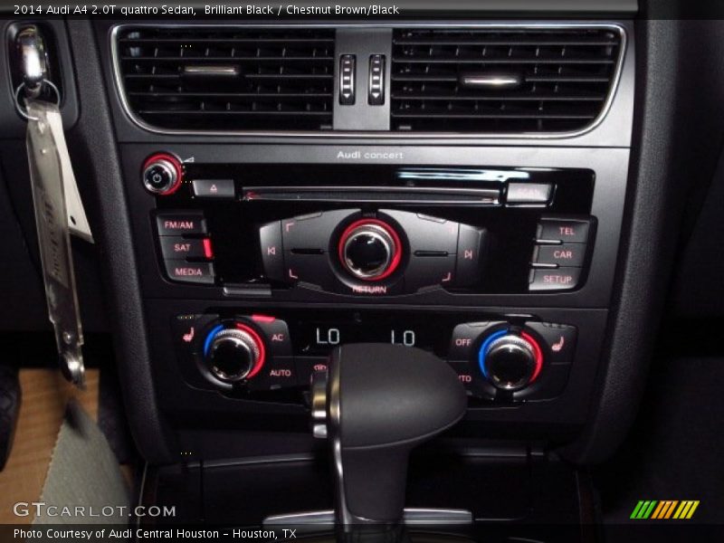 Brilliant Black / Chestnut Brown/Black 2014 Audi A4 2.0T quattro Sedan