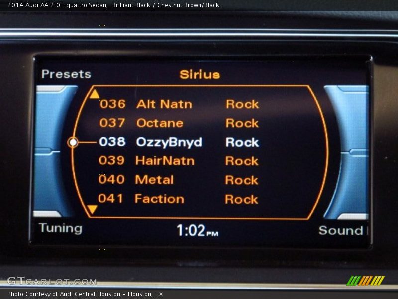 Brilliant Black / Chestnut Brown/Black 2014 Audi A4 2.0T quattro Sedan
