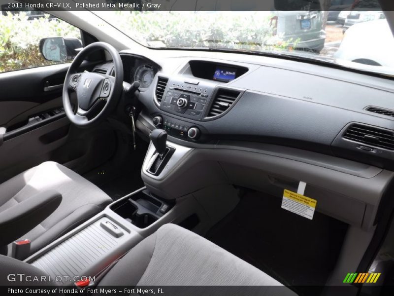 Polished Metal Metallic / Gray 2013 Honda CR-V LX