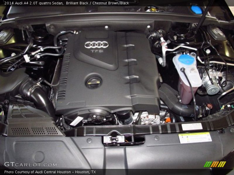 Brilliant Black / Chestnut Brown/Black 2014 Audi A4 2.0T quattro Sedan